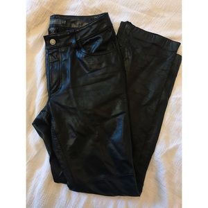 Vintage Leather Gap Boot Cut Pants Size 2-4